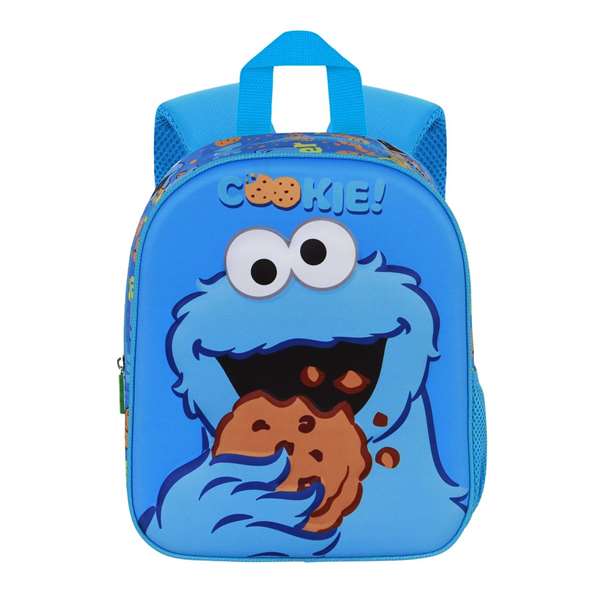Karactermania Mochila 3D Elite Monstruo Galletas 30x25x10cm Azul
