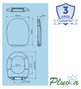 Pluvia Tapa WC PP Amortiguada Universal