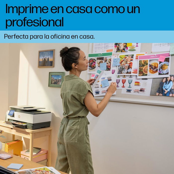 HP OfficeJet Pro 8132e All-in-One Multifunción 4en1 WiFi Duplex HP+ Impresora Tinta Color A4 LAN ADF Instant Ink 4800x1200 DPI Blanco y Negro 20 ppm Color 10 ppm