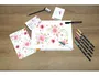 Tombow Set Watercoloring Floral 9 Piezas Rotuladores Doble Punta Tinta Base Agua