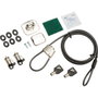HP Kit de bloqueo de seguridad de PC profesional v3 con llave, Negro