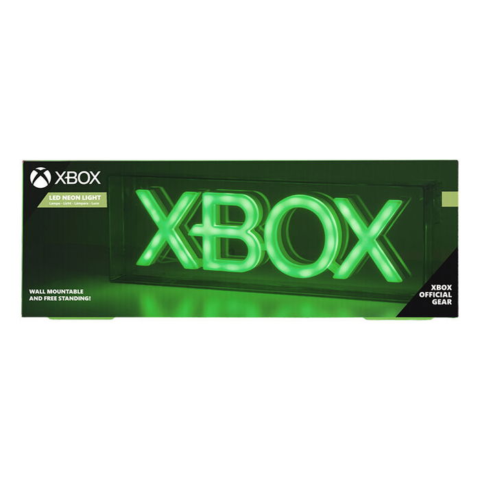 Xbox Lámpara LED de Neón con Logotipo, Luz Decorativa Verde para Gaming, Alimentación USB-C, Incluye Cable (29.8 cm)
