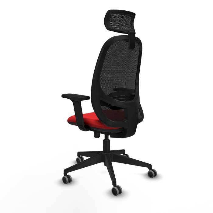 PIQUERAS Y CRESPO Silla de oficina Cilanco con mecanismo Sincro/Traslack, Rojo y Negro PIQUERAS Y CRESPO Silla de oficina Cilanco con mecanismo Sincro/Traslack, Rojo y Negro