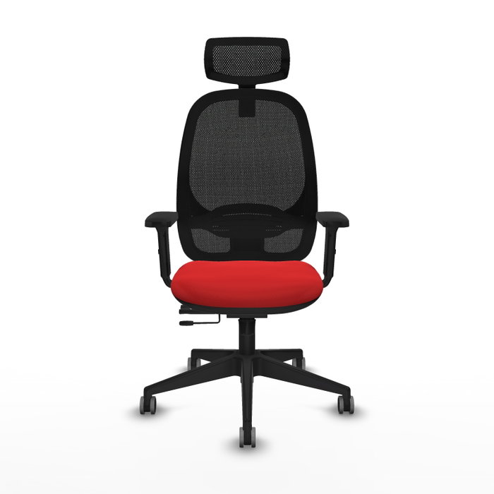 PIQUERAS Y CRESPO Silla de oficina Cilanco con mecanismo Sincro/Traslack, Rojo y Negro PIQUERAS Y CRESPO Silla de oficina Cilanco con mecanismo Sincro/Traslack, Rojo y Negro