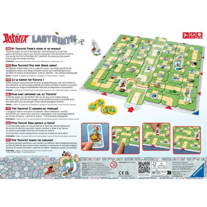 Ravensburger Labyrinth Juego de Mesa Familiar y de Niños 27350 de 7 Años