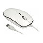 DeLOCK 12532 Ratón Óptico Ambidiestro 3200 DPI Blanco