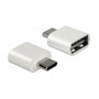 DeLOCK 12532 Ratón Óptico Ambidiestro 3200 DPI Blanco