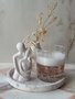 Aberto Design Velas de Concreto 31ST Conjunto de 4 Velas de Soya Blancas para Decoración Elegante y Ambiente Sereno