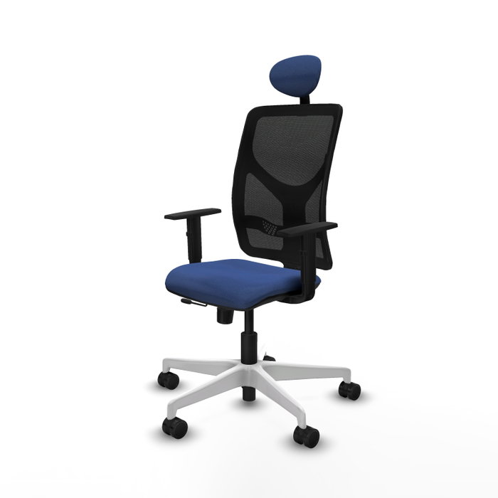 PIQUERAS Y CRESPO Silla de oficina Motilla con mecanismo Sincro/Traslack, Azul marino y Negro PIQUERAS Y CRESPO Silla de oficina Motilla con mecanismo Sincro/Traslack, Azul marino y Negro