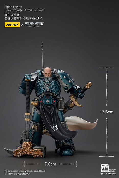 Warhammer The Horus Heresy Figura Alpha Legion Harrowmaster Armillus Dynat 20 cm