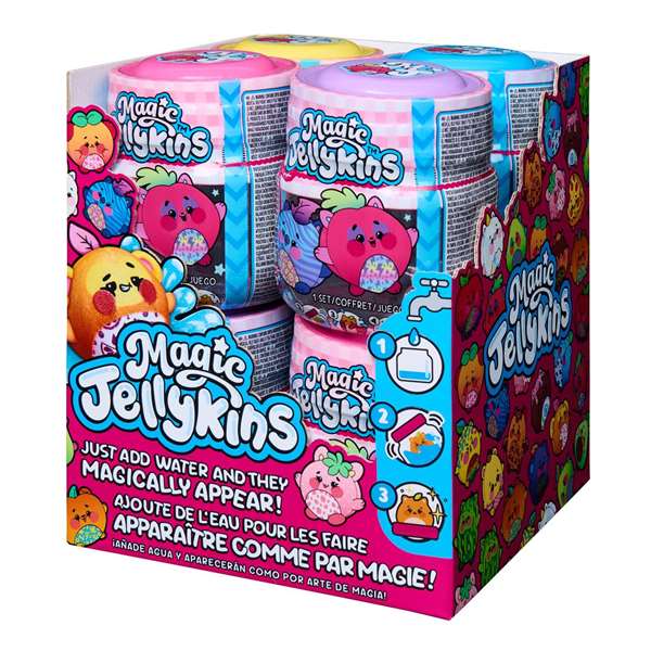 Spin Master Peluche Magic Jellykins con Sorpresa al Agua - Descubre tu Peluche Agitando en Agua, 10 cm