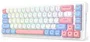 Redragon K709WBP-RGB-PRO Teclado Mecánico Inalámbrico RGB Blanco Layout Polaco 68 Teclas