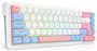 Redragon K709WBP-RGB-PRO Teclado Mecánico Inalámbrico RGB Blanco Layout Polaco 68 Teclas