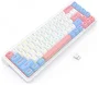 Redragon K709WBP-RGB-PRO Teclado Mecánico Inalámbrico RGB Blanco Layout Polaco 68 Teclas