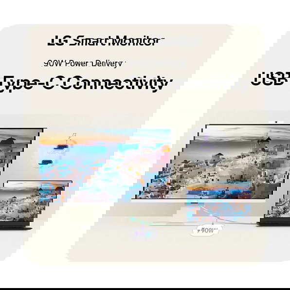 LG 32U850SA-W Monitor de 80 cm / 31.5" 4K Ultra HD UHD 3840x2160 IPS HDR10 USB-C 90W webOS Blanco para Negocios