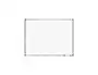 Rocada Pizarra Blanca Lacada Magnética Marco Aluminio 90x120 cm