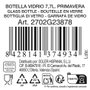 Inde Botella de vidrio 'Primavera' de 7.7 litros con grifo y tapón
