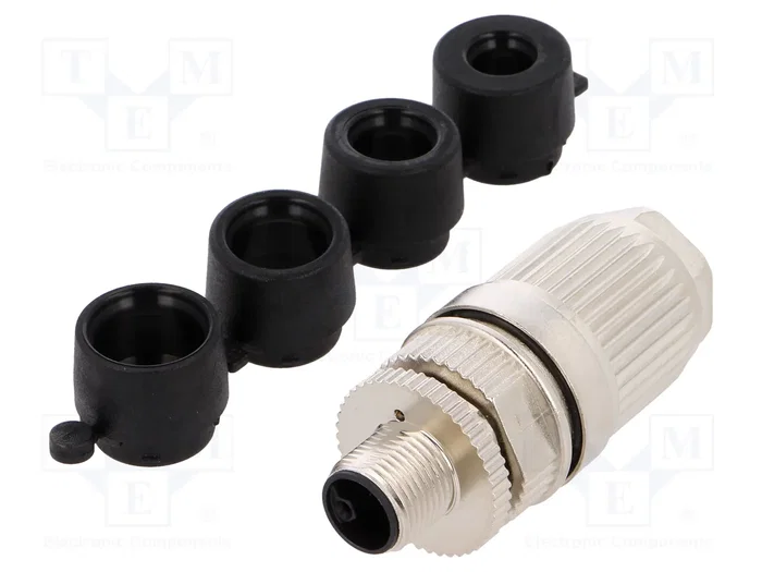 HARTING Conector M12 macho 5 pines recto L-coded HARTING Conector M12 macho 5 pines recto L-coded