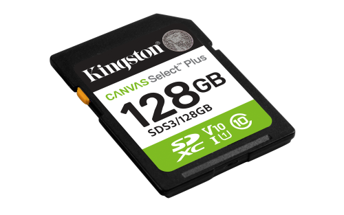 Kingston Canvas Select Plus Gen3 128 GB SDXC