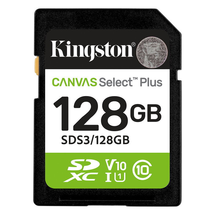 Kingston Canvas Select Plus Gen3 128 GB SDXC