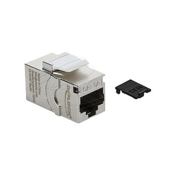 DeLOCK 90994 Módulo Keystone RJ45 a RJ45 Cat.6A con tapa protectora