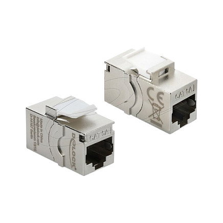 DeLOCK 90994 Módulo Keystone RJ45 a RJ45 Cat.6A con tapa protectora