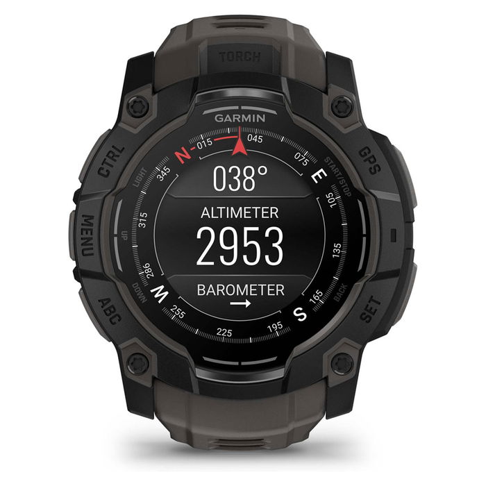 Garmin Instinct 3 AMOLED 50mm Schwarz Reloj Inteligente GPS Unisex con Pantalla AMOLED, 4GB, 10 ATM