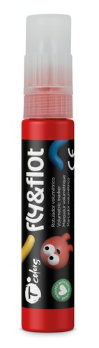 Tcolors Rotulador Fly & Flot efecto 3D volumétrico 25 ml rojo