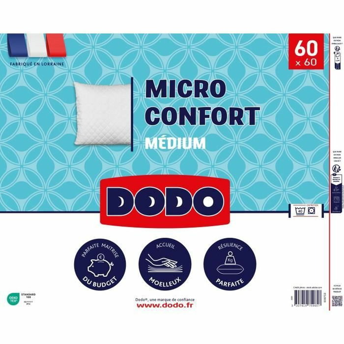 Dodo Almohada Micro Confort 60 x 60 cm Dodo Almohada Micro Confort 60 x 60 cm