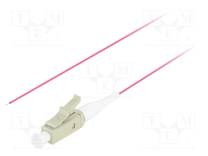 Lanberg Pigtail de fibra óptica OM4 LC/UPC 2 m Violeta