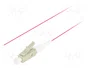 Lanberg Pigtail de fibra óptica OM4 LC/UPC 2 m Violeta