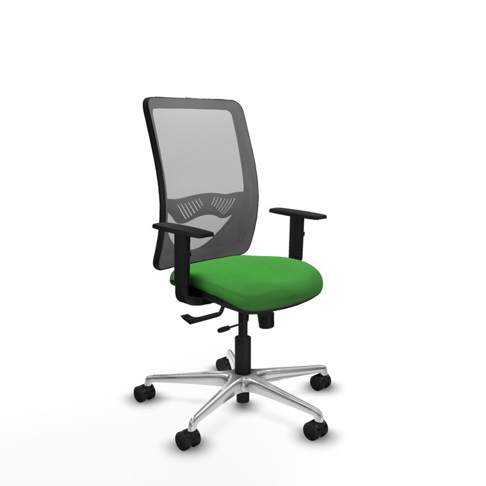 PIQUERAS Y CRESPO Silla de oficina Zulema Verde con mecanismo Sincro/Traslack PIQUERAS Y CRESPO Silla de oficina Zulema Verde con mecanismo Sincro/Traslack