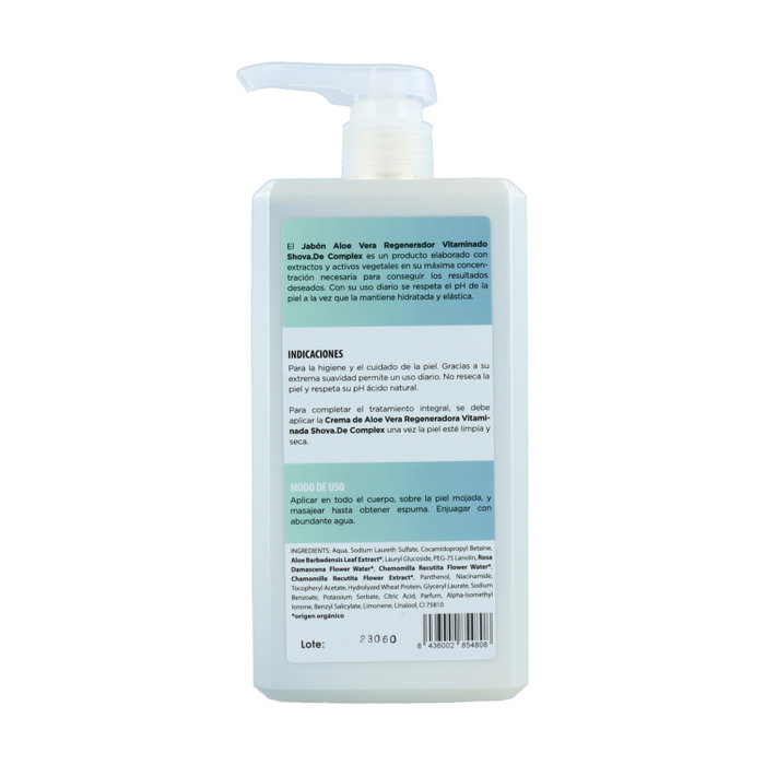 Shovade Jabón Complex de Aloe Vera 1 L Shovade Jabón Complex de Aloe Vera 1 L