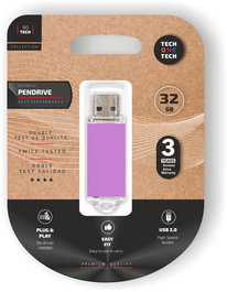 Memoria Usb 32Gb Tech-One-Tech Basic 2.0 Light Purple (Incluye Canon Lpi De 0.24 )