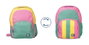 Oxford Mochila Colorblock Reversible Modelo 2 Bubblegum