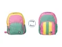 Oxford Mochila Colorblock Reversible Modelo 2 Bubblegum