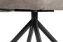 DKD Home Decor Silla Loft Gris Negro Microfibra Metal 58 x 83 x 55 cm