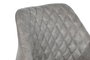 DKD Home Decor Silla Loft Gris Negro Microfibra Metal 58 x 83 x 55 cm