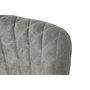 DKD Home Decor Silla de Microfibra y Metal Gris