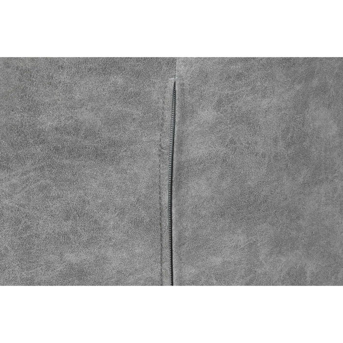 DKD Home Decor Silla de Microfibra y Metal Gris DKD Home Decor Silla de Microfibra y Metal Gris