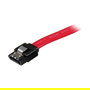 StarTech Cable SATA con Cierre de Seguridad de 18 Pulgadas, 0.457 m, SATA III, 7-pin, Macho/Macho, Rojo