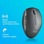NGS Ratón Inalámbrico Bee Black 1600 DPI