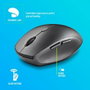 NGS Ratón Inalámbrico Bee Black 1600 DPI