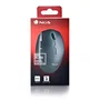 NGS Bee Black Ratón Inalámbrico Ergonómico Negro
