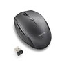 NGS Bee Black Ratón Inalámbrico Ergonómico Negro