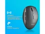 NGS Bee Black Ratón Inalámbrico Ergonómico