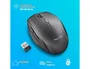 NGS Bee Black Ratón Inalámbrico Ergonómico