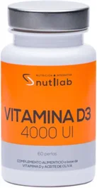 NUTILAB Vitamina D3 4000 UI 60 Comprimidos