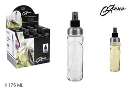Anna Aceitera-Vinagrera Spray 175 ml con Medidas 4.6x4.6x19.5 cm (12 Unidades)