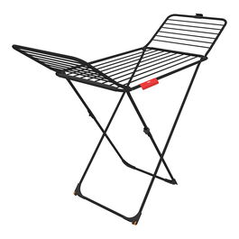 Vileda Tendedero Extra Ultimate Negro Mate, Tendedero con Varillas de Aluminio XXL Anti-arrugas, 20 m de Tendedero